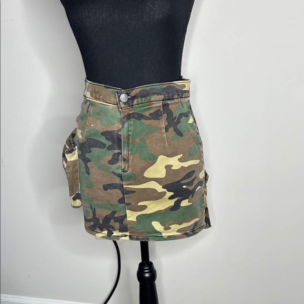 Camouflage Mini Skirt
